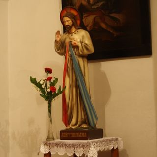 Socha Krista v kostele sv. Martina v Třebíči