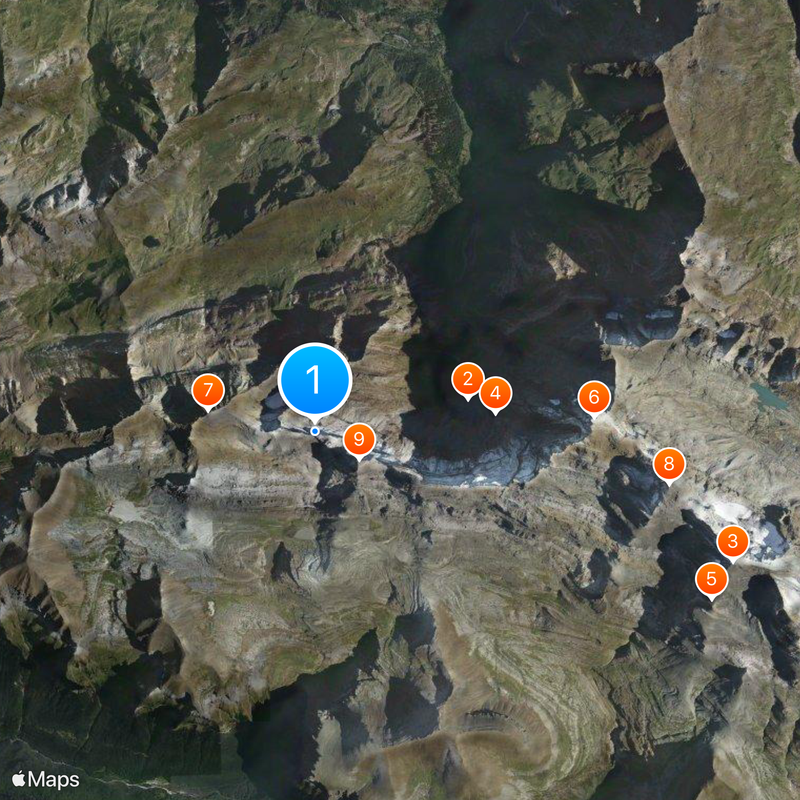 Brecha de Rolando Mapa