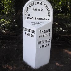 Milestone, Thorne Road, W of TI jct with Armthorpe Lane, Hatfield Lane