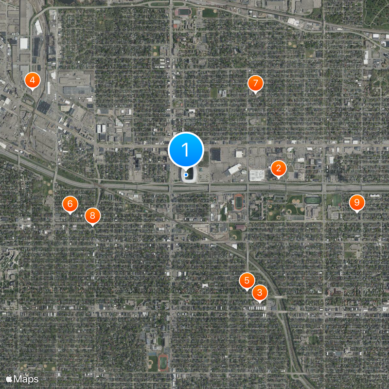Allianz Field Map
