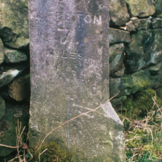 Mile Stone 2 Miles From Wirksworth