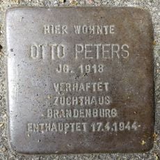 Stolperstein en memoria de Otto Peters