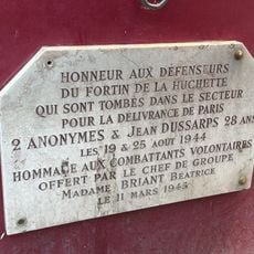 Commemorative plaque