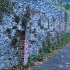 Wall To South Of Coleridge House