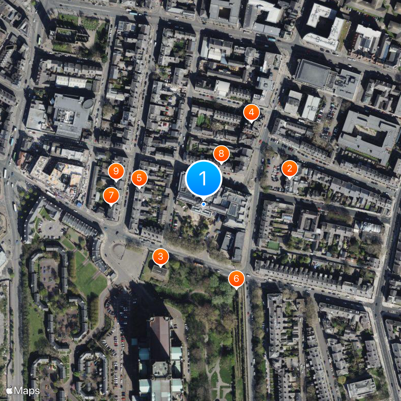 Liverpool Institute for Performing Arts Map