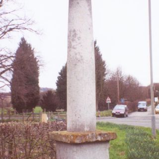 Stone Sign Post At East End Of Village Junction Of Roads To London Oxford And Aylesbury