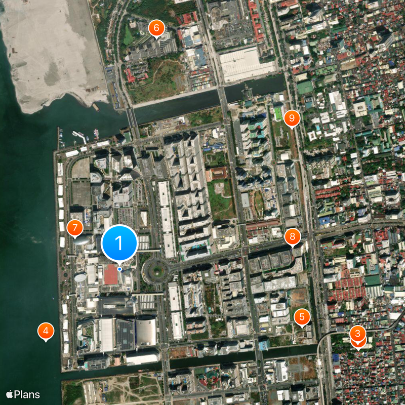 SM Mall of Asia Karte