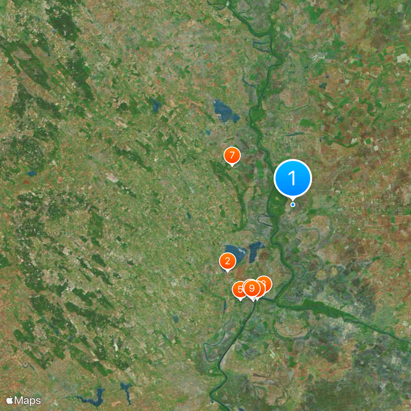 Csongrád-Csanád County Map
