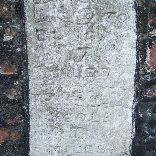 Milestone, Redenhall Road, Harleston, by No. 23 ,