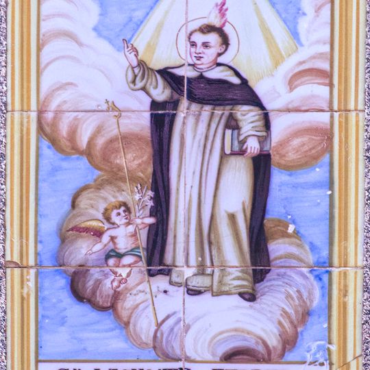 Ceramic panel of Saint Vincent Ferrer