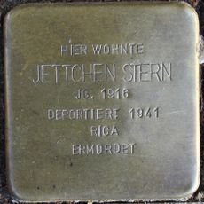 Stolperstein dedicated to Jettchen Stern
