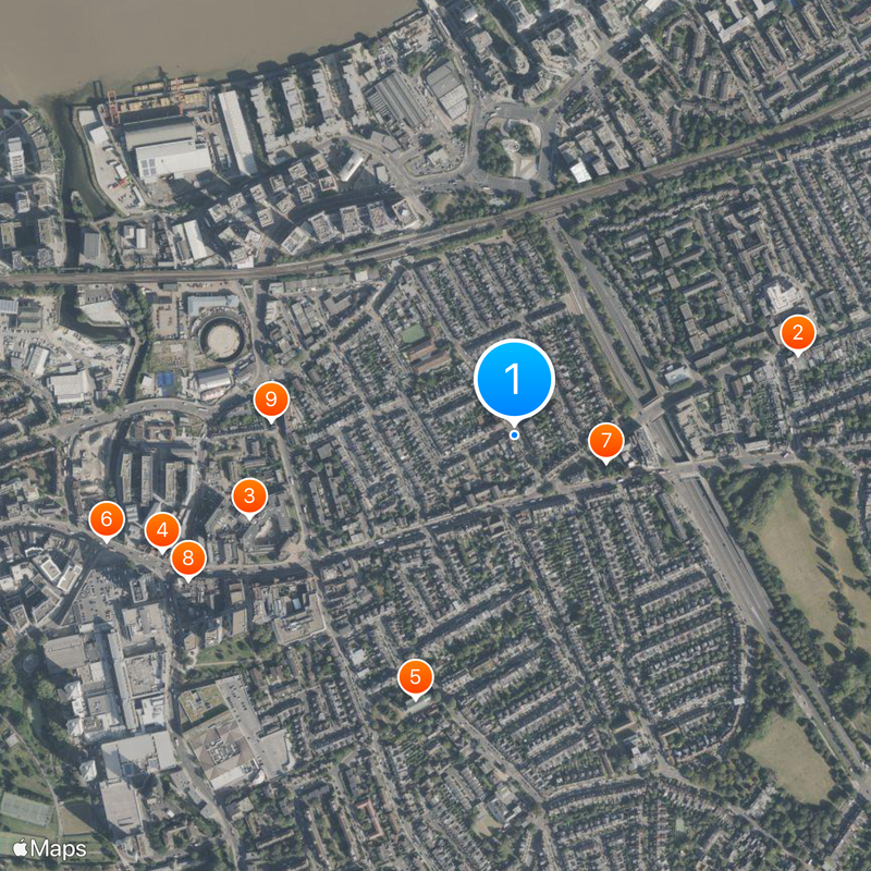 Beggars Group Map