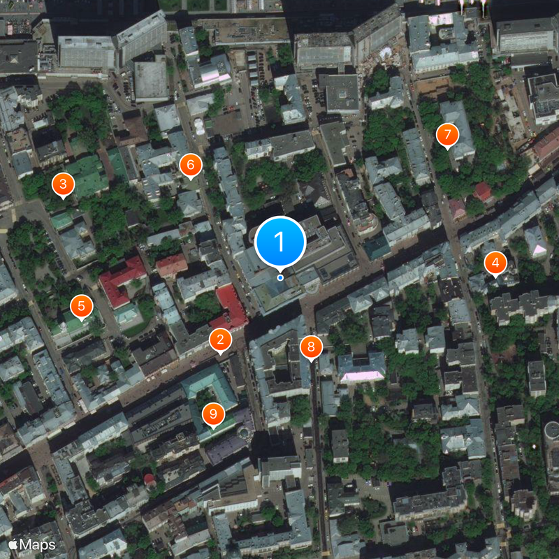 Vakhtangov Theatre Map