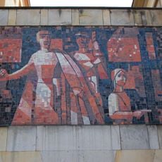 Socialist realist mosaic