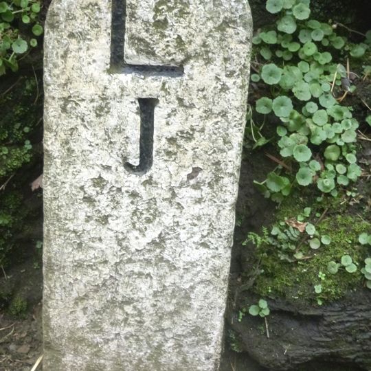 Milestone On B3254 Near Recycling Centre