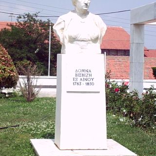 Bust of Domna Visvizi, Alexandroupoli