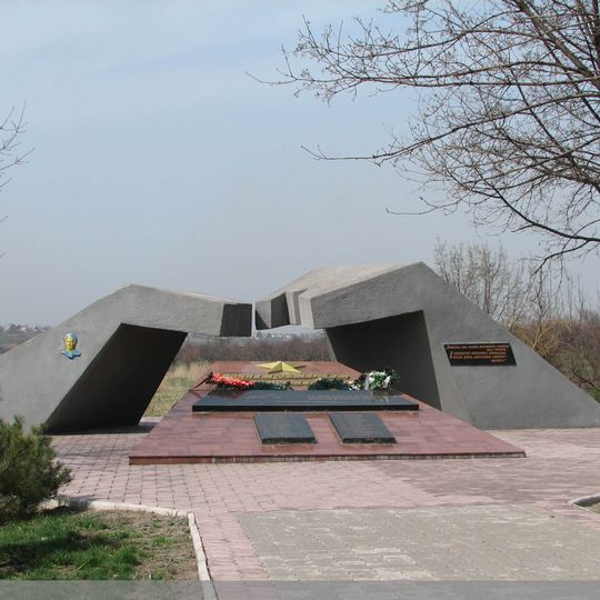 Afghanistan War memorial in Mariupol