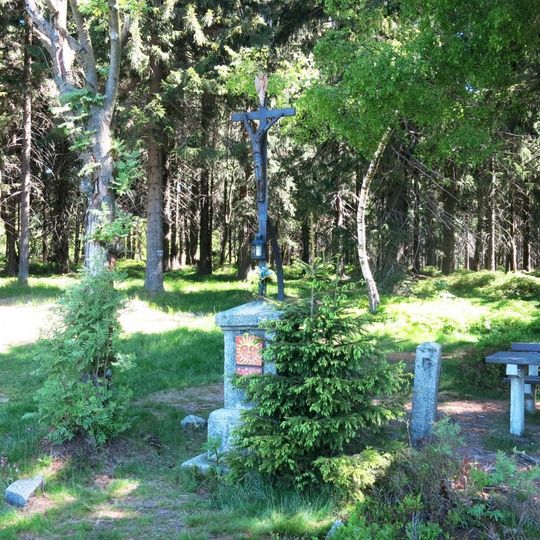 Kříž u silnice od Královky do Hrabětic