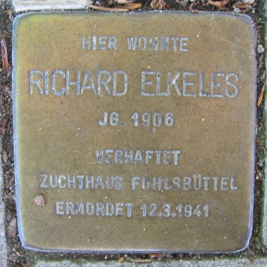 Stolperstein für Richard Elkeles