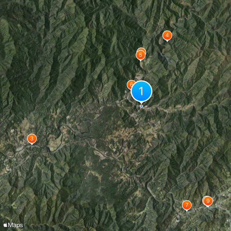 Harrah's Cherokee Map