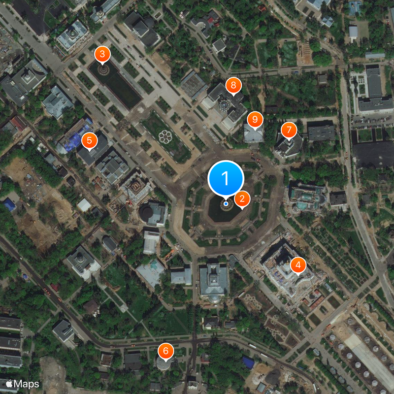 Friendship of Peoples Fountain Carte