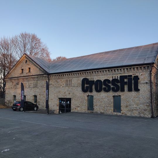 Budynek gospodarczy w zespole dworskim w Katowicach-Dąbrówce Małej