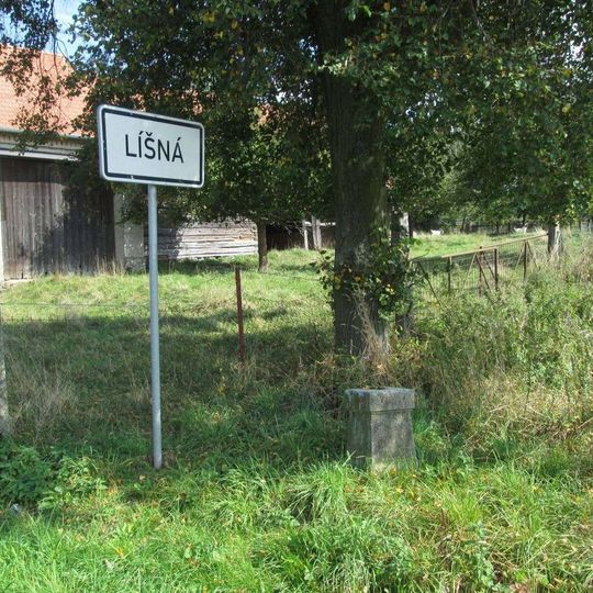 Kříž jižně od Líšné