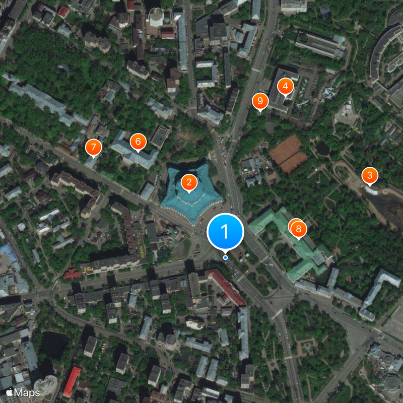 Dostoyevskaya Map