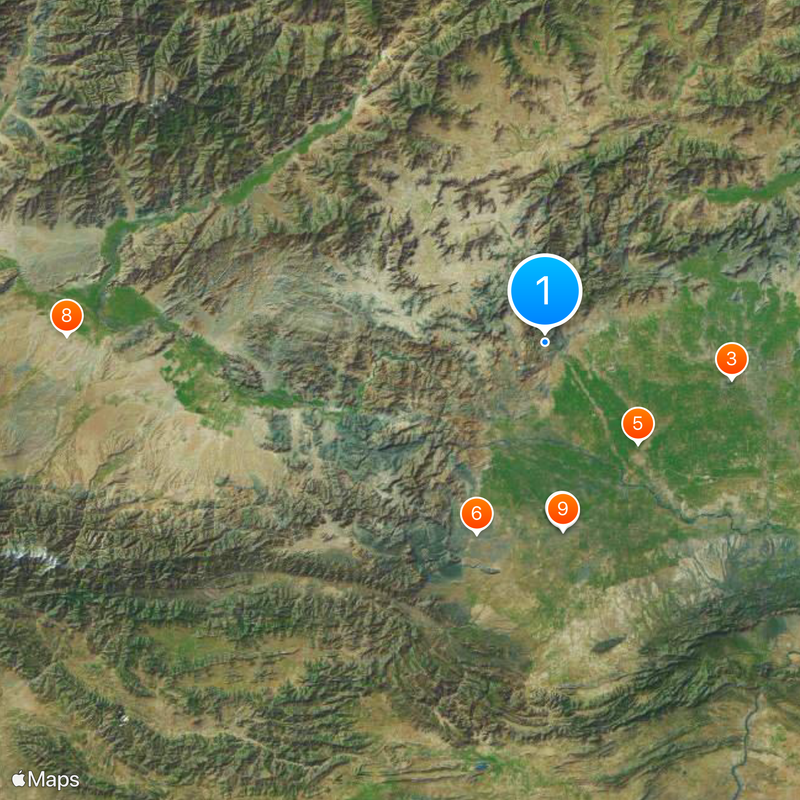 Mohmand Dam Map