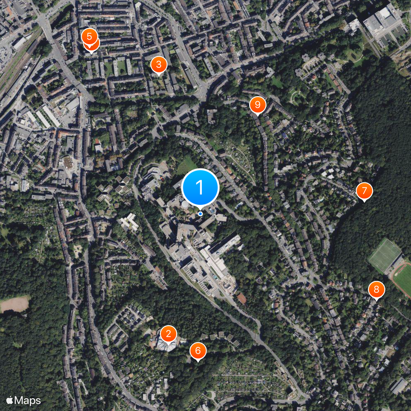 University of Wuppertal Map