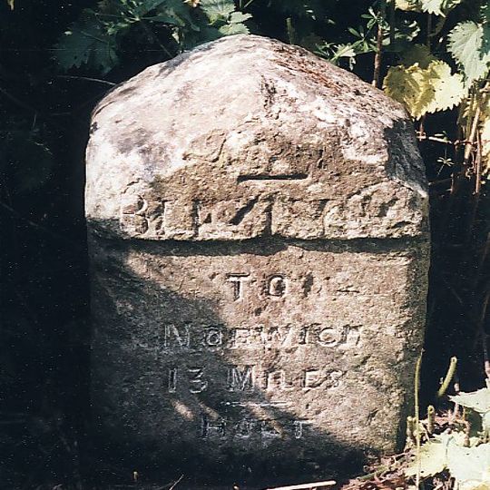 Milestone On North Side Of B1354