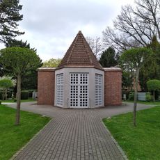 Friedhofskapelle auf dem Stadtteilfriedhof Nackenberg