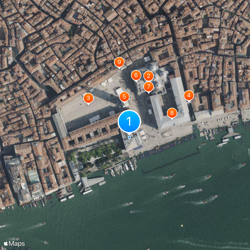 Biblioteca Marciana Mapa