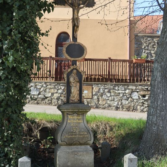 Kříž na jižním okraji Hornic