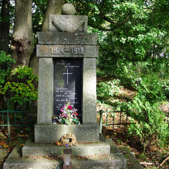 World War I memorial in Sněžná