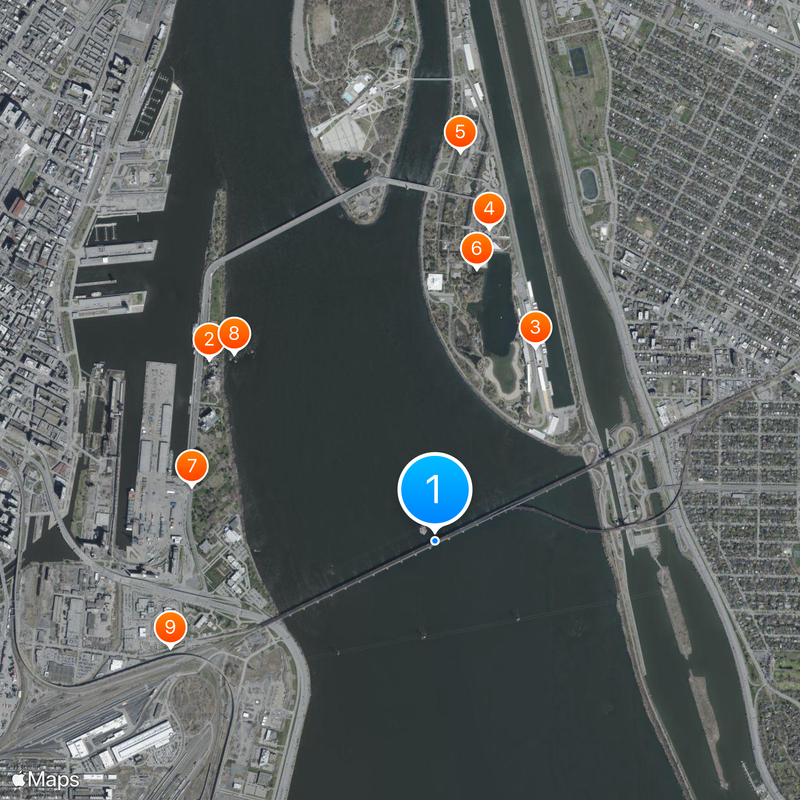 Victoria Bridge Mapa