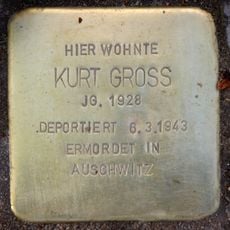 Stolperstein dedicated to Kurt Gross