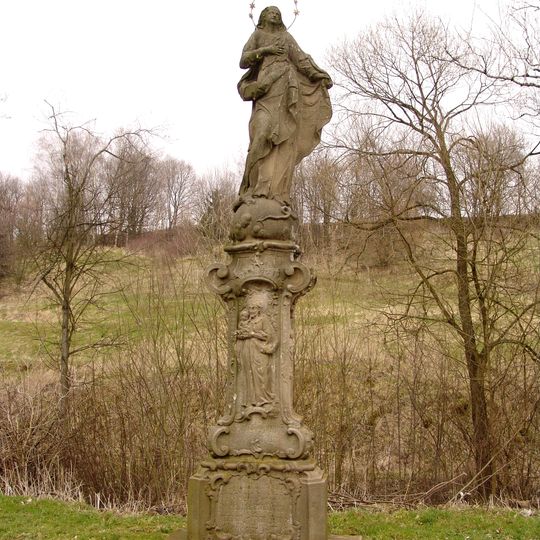 Statue of Virgin Mary Immaculata in Božanov