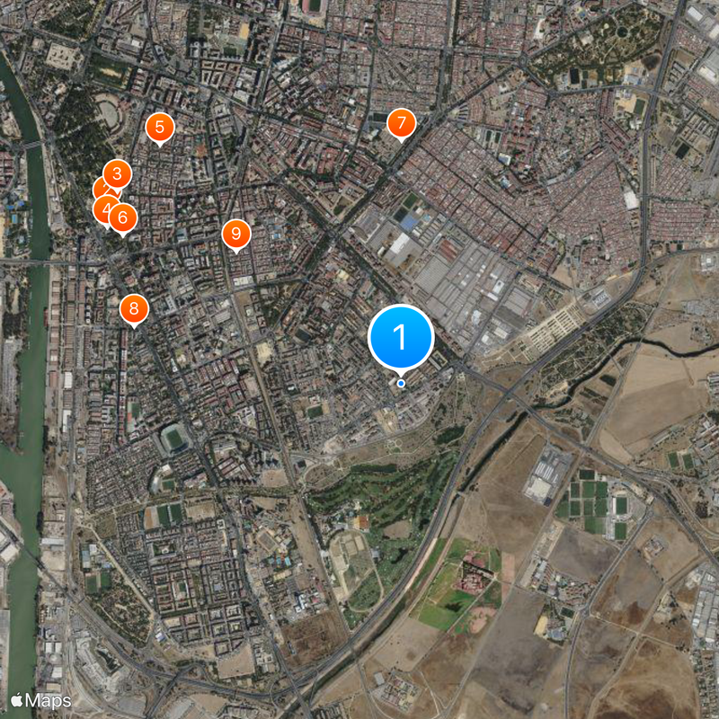 Las 3000 Viviendas Map