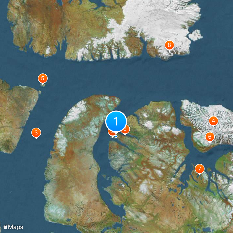 Arctic Bay Map