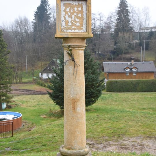 Column shrine in Bartošovice v Orlických horách