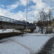 Most tř. Politických vězňů přes Blanici ve Vlašimi