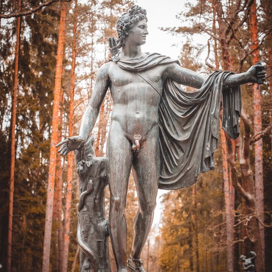 Apollo Belvedere - replica in Pavlovsk Park, Old Silvia