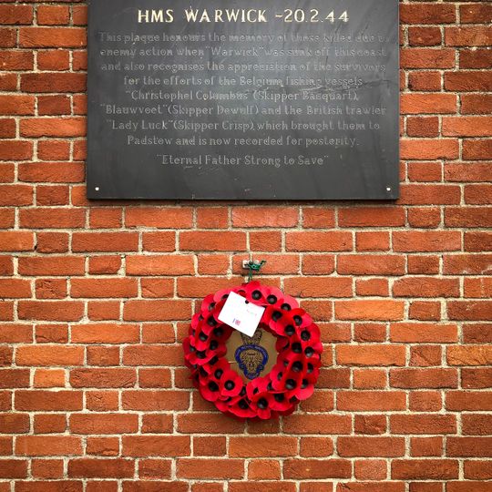 HMS Warwick Memorial, Padstow