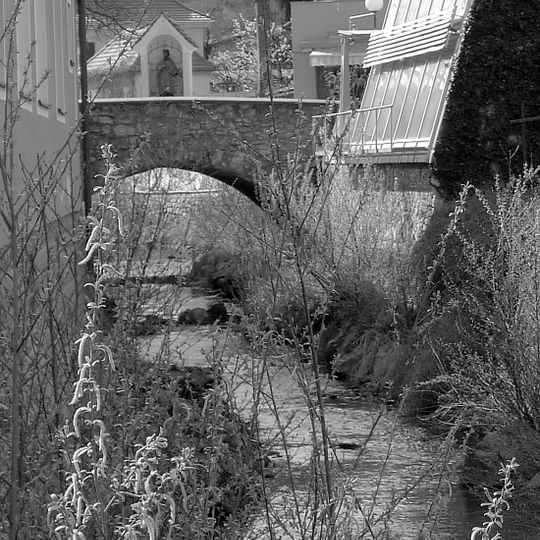 Sog. Römerbrücke und Figurenbildstock hl. Johannes Nepomuk