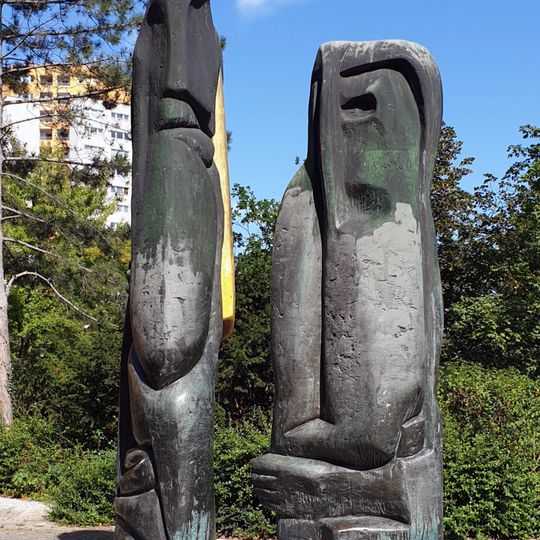 Große Kopf-Figuration