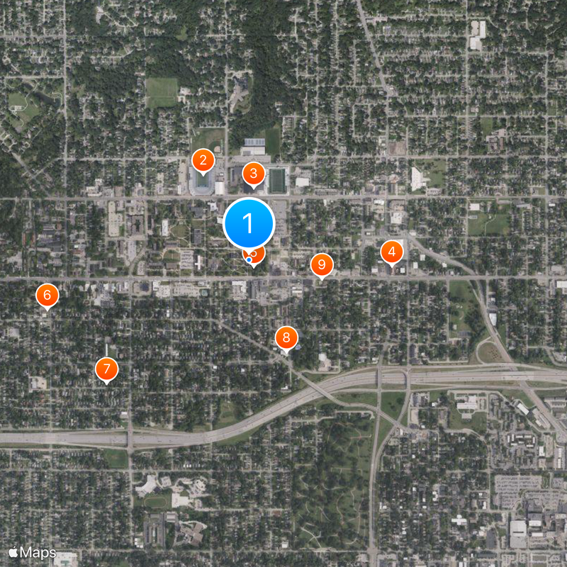 Drake University Map