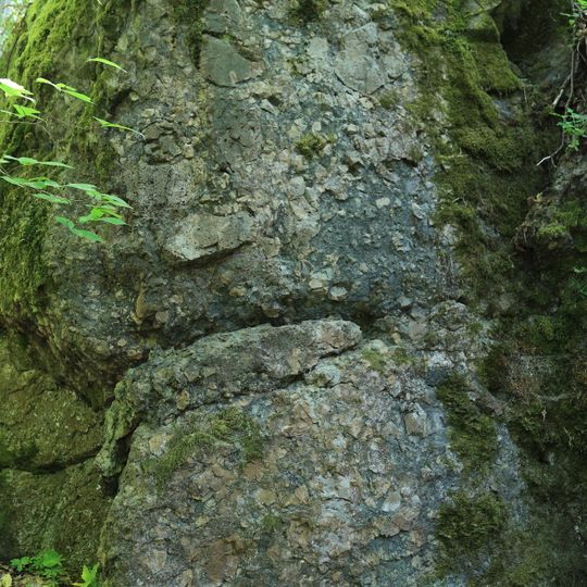 Burgstein im Geroldsgrüner Forst SW von Geroldsgrün