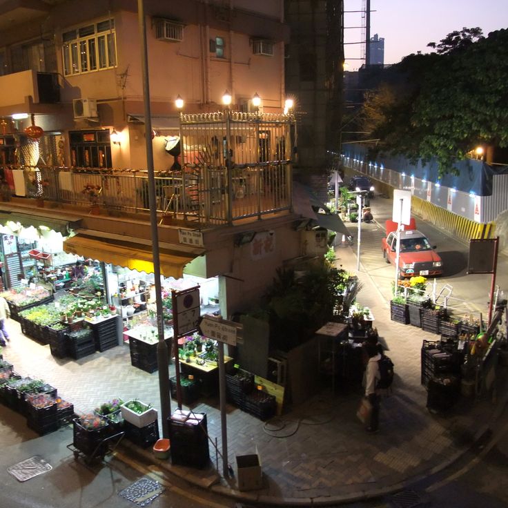 Bloemenmarkt Mong Kok