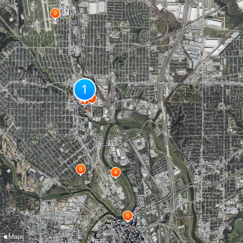 Fort Worth Stockyards Map